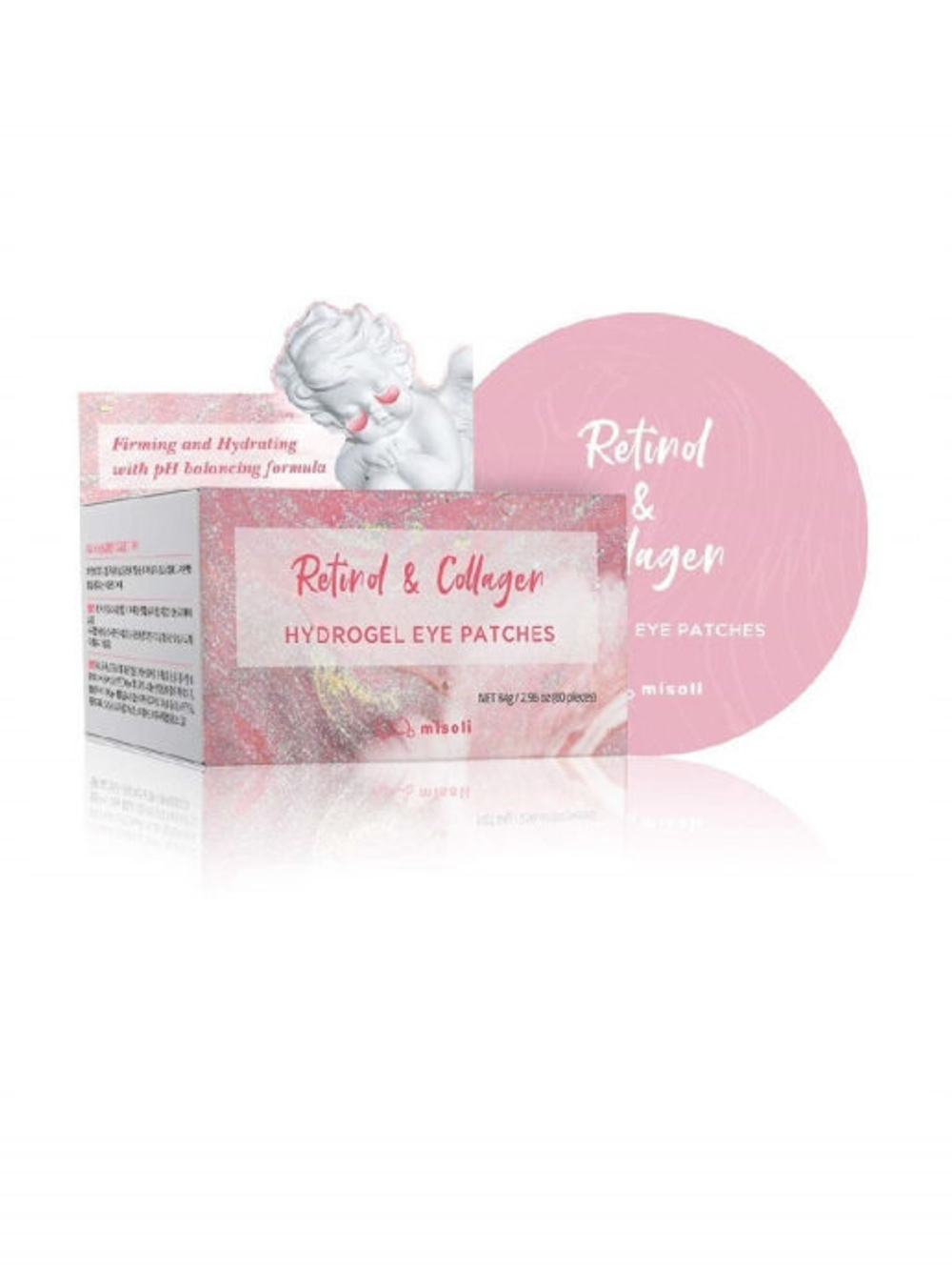 Misoli Retinol Collagen Hydrogel Eye Patch гидрогелевые патчи с ретинолом и коллагеном