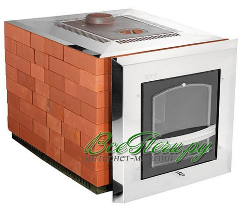 Отопительно-варочная печь "Жар-птица" без т/о
