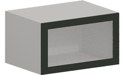 Кухня Модуль ШВГС 810 Графит / Насыщенно-зеленый