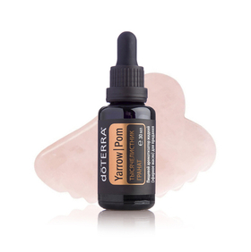 Коллекция красоты «Гуаша» скребок с маслом dōTERRA Тысячелистник | Гранат, 30 мл