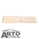 Рамка под номер СИЛИКОН белая 726991б#28409