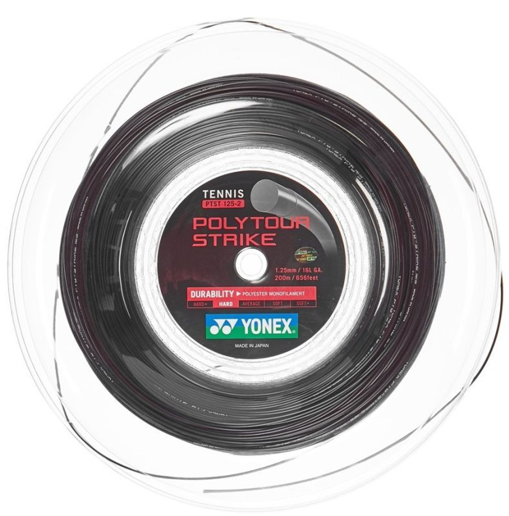 Струны теннисные Yonex Poly Tour Strike (200 m) - black