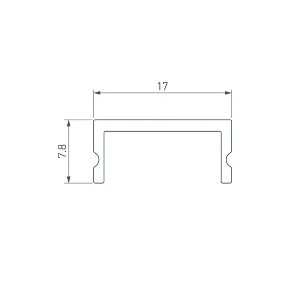 Экран SL-W17-3000 OPAL (Arlight, Пластик) 036037