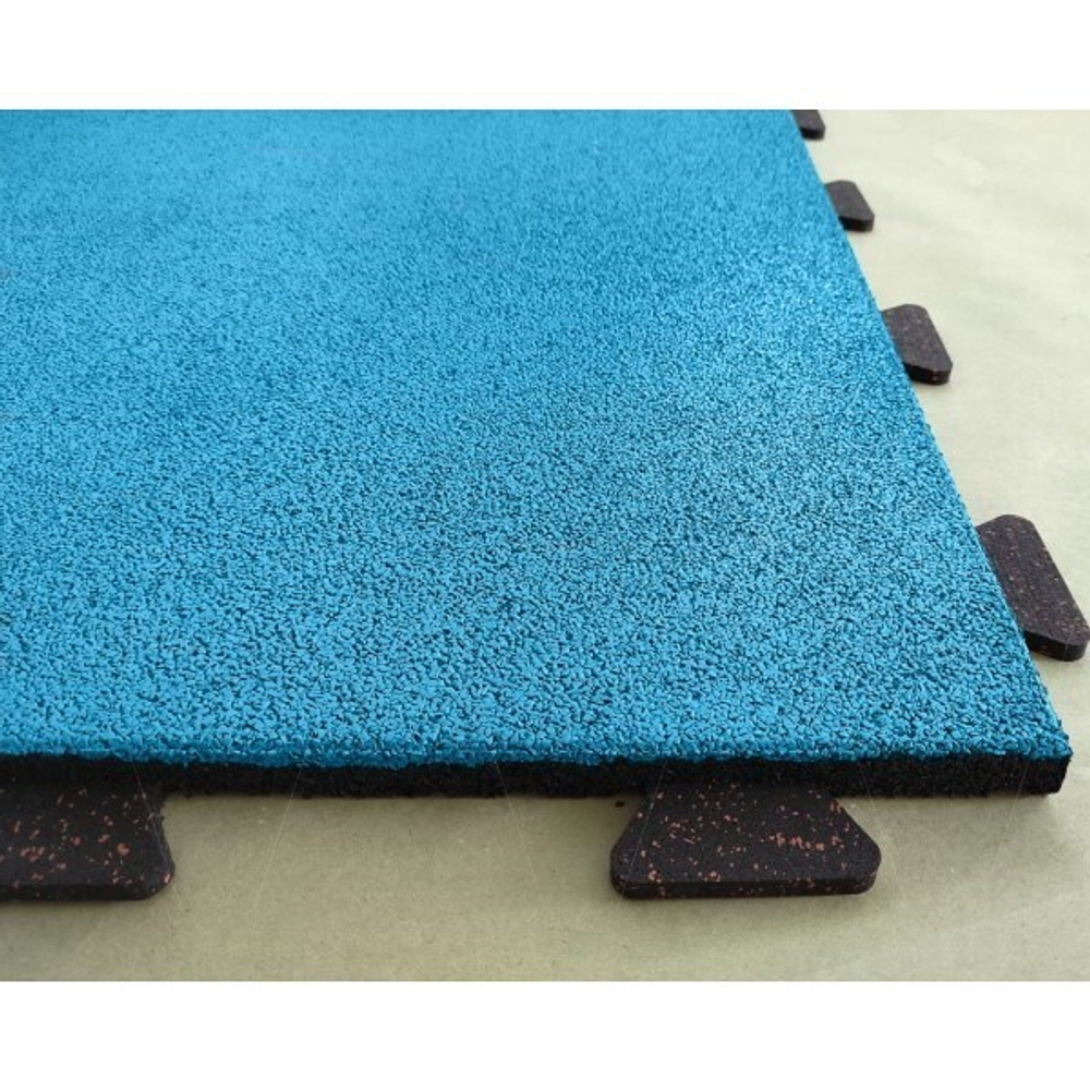 Резиновая плитка Sgm Sport Рlit EPDM, 990х990 мм, со встроенными замками 30 мм до 10м2