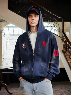 Худи HARSHandCRUEL Washed Zip-Hoodie