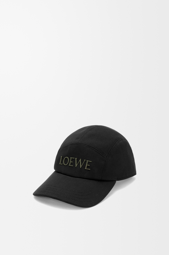 Loewe Походная кепка из хлопка, черный