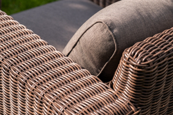 "Барселона" лаунж-зона из искусственного ротанга, цвет соломенный