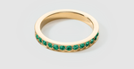 Кольцо Coeur de Lion Dark Green-Gold 0127/40-0549 54
