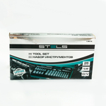 Набор торцевых головок с трещоткой, 1/2" и 1/4", 68 предметов Stels