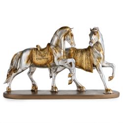 ФИГУРКА ДЕКОРАТИВНАЯ "ЛОШАДИ" 29*10*17,8 СМ