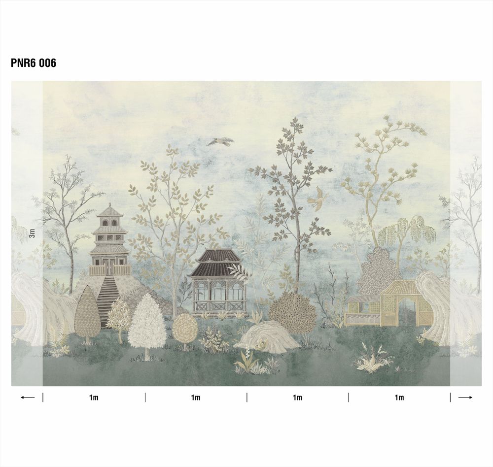 Панорама Сад уединения панно