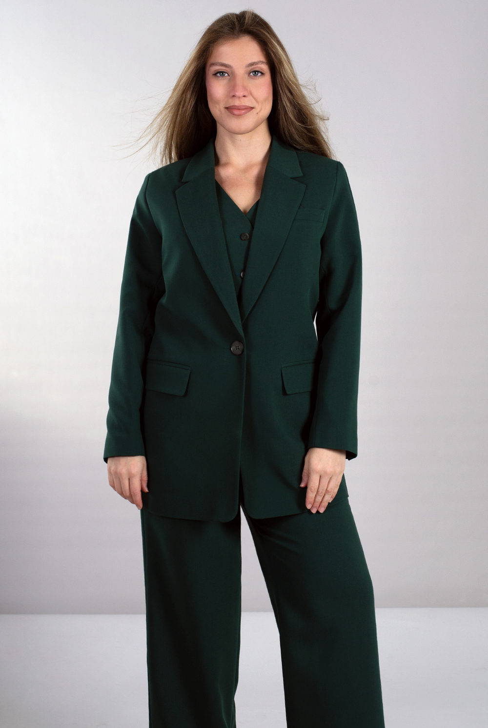 Жакет женский 4135АП, Изумрудный #489Из044135АП