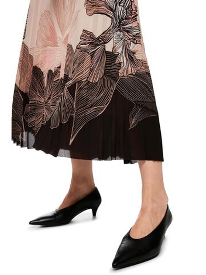 Marc Cain Платье плиссированное с принтом