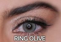 Цветные линзы Medeo "Ring Olive"(Медео оливковый)