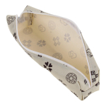 Пенал-косметичка "Monogram", 19*3,5*5см, 4 вида микс (Комплект 12шт.)