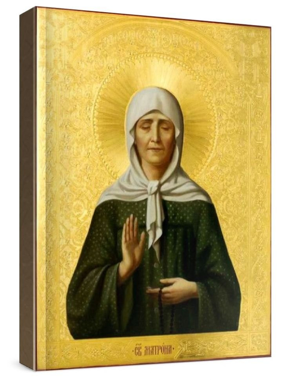 Матрона Московская (рукописная икона)