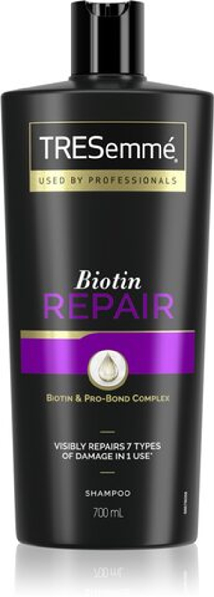 TRESemme Biotin + Repair 7 - восстанавливающий шампунь для поврежденных волос /   700  ml  / GTIN 8710522329542
