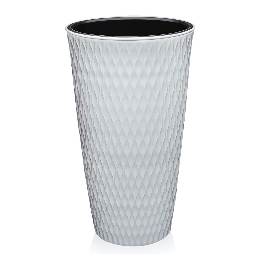 Кашпо "Kerama" с внутренней вставкой высокое 15,5 л цвет в ассортименте