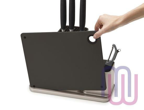 Органайзер для кухонной утвари настольный CounterStore серебристый