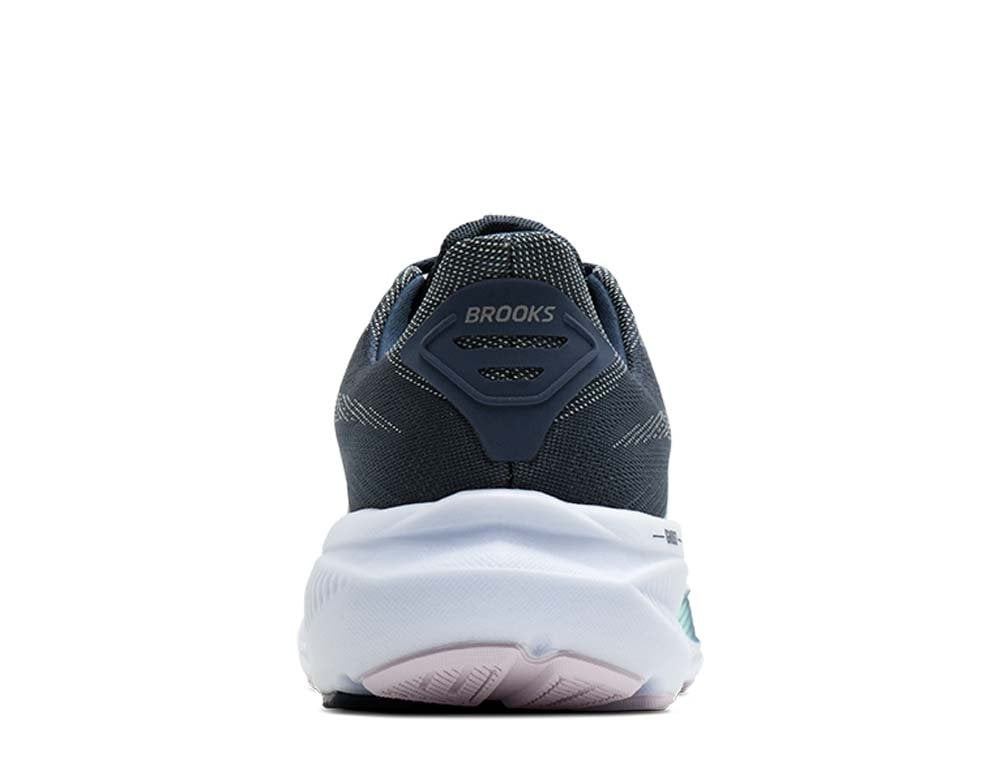 Кроссовки для бега женские Brooks Ghost 17 W Тёмно-синие/розовые