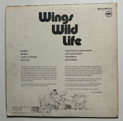 Винтажная виниловая пластинка LP Wings Paul McCartney Wild Life (Japan 1971)