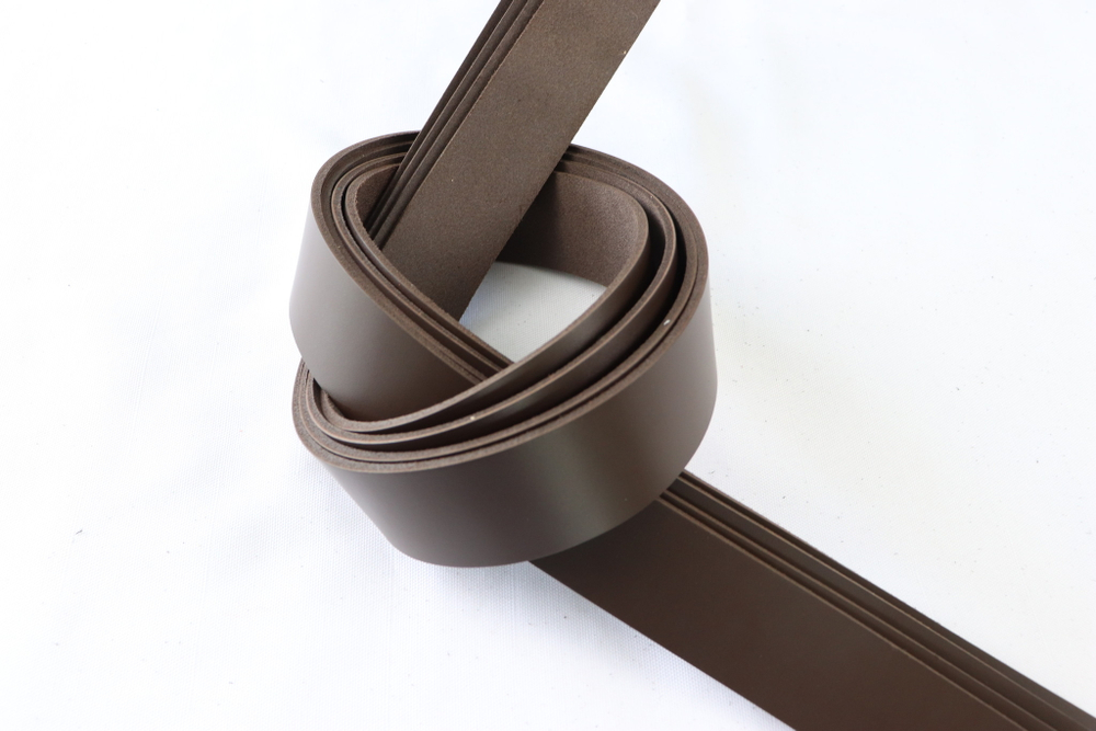 Ременная заготовка Коричневая Люкс с покрытием