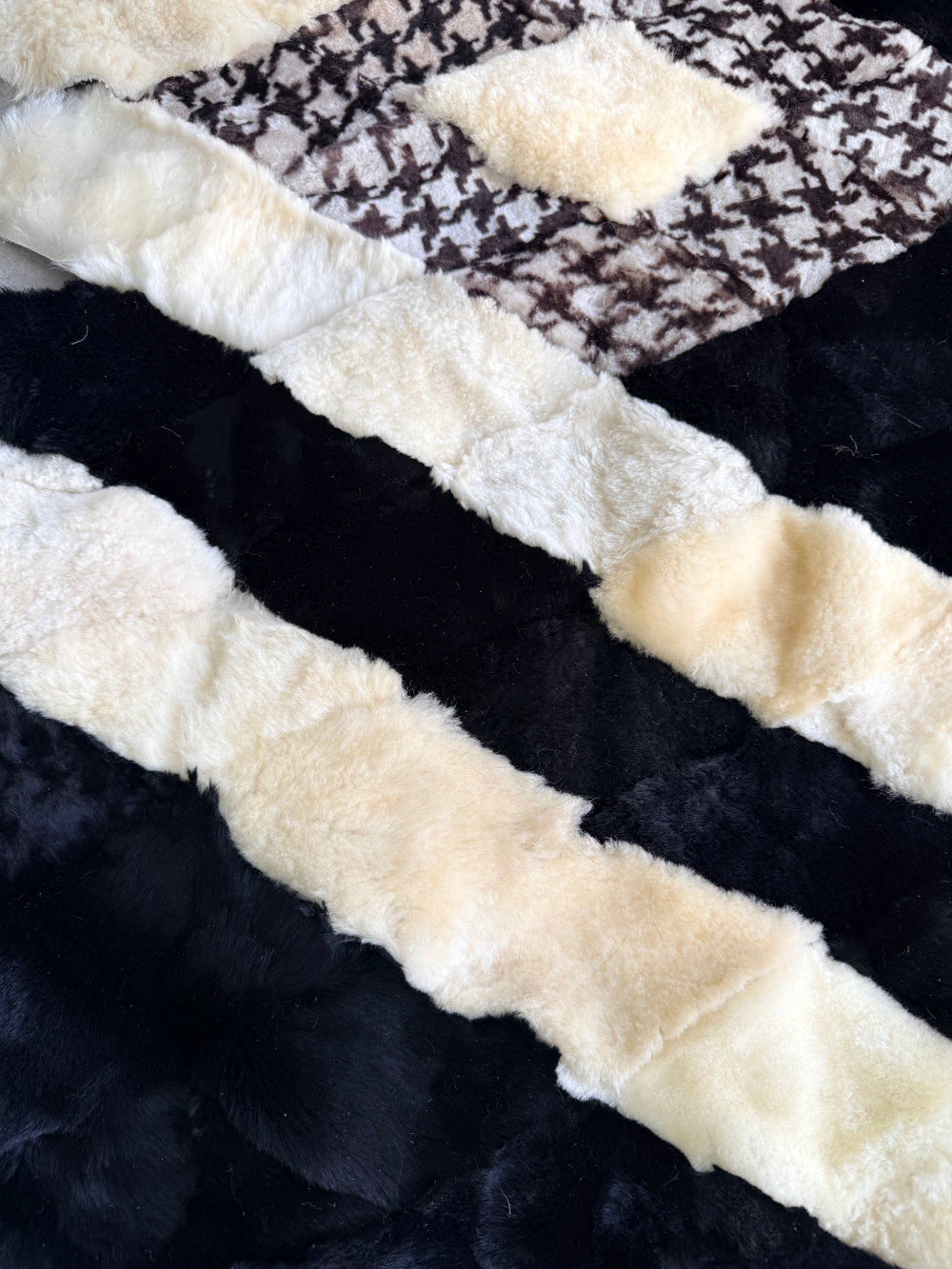 Меховой Коврик прикроватный накидка на кресло из овчины