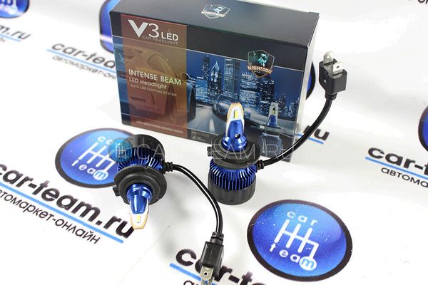 Автолампы светодиодные LED "V3" Mini H7