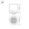 Потолочный светодиодный светильник Arlight SP-Focus-R140-30W Day White 021428
