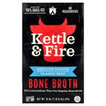 Kettle & Fire, Bone Broth, классическая говядина, с пониженным содержанием натрия, 479 г (16,9 унции)
