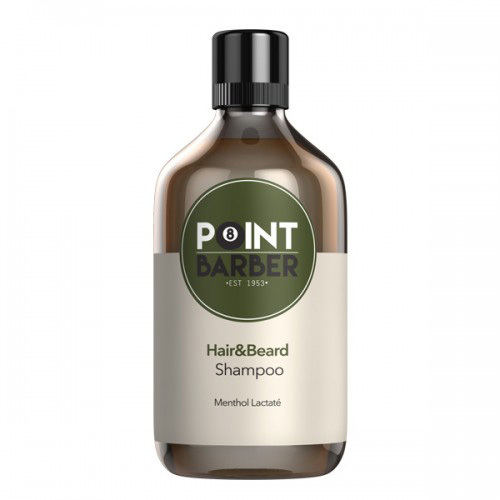 Освежающий мужской шампунь для волос и бороды Farmagan Point Barber Hair & Beard Shampoo 300мл