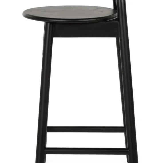 Полубарный стул Circle 65 см, черный
