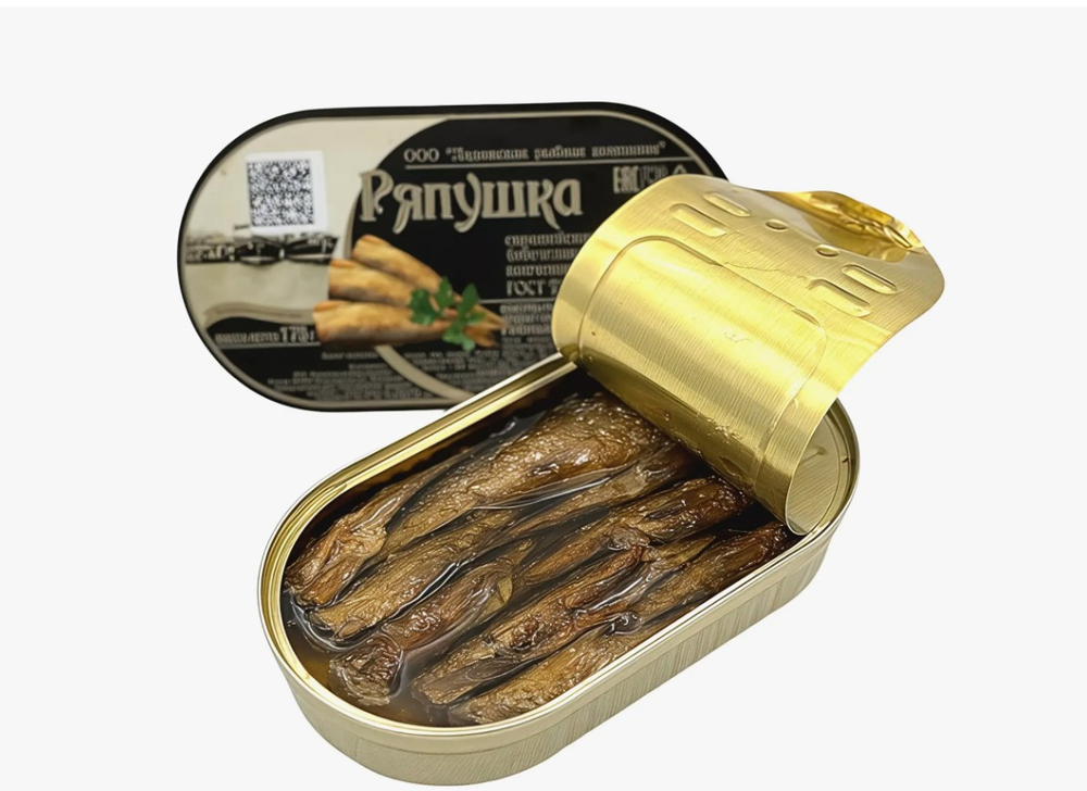 Ряпушка ладожская копченая в масле 175г