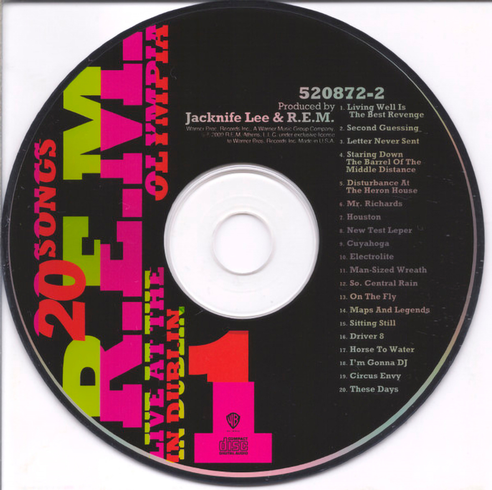 R.E.M. / Live At The Olympia In Dublin 39 Songs (2CD+DVD)