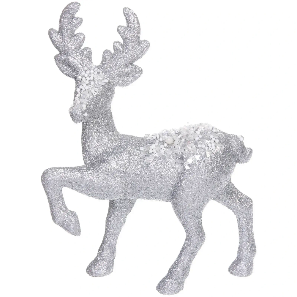 Фигурка новогодняя MAGIC «Стук копытц» 15*21*4 см, Серебро