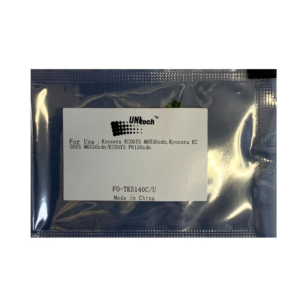 Чип к-жа (TK-5140C) Kyocera ECOSYS P6130/M6030/M6530 (5K) (type B34) cyan UNItech(Apex)