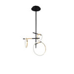 Ceiling design lamp Ulaop by Marchetti Illuminazione (3 lampshade )