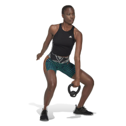 Женская теннисная майка adidas AEROREADY Made For Training 3-Stripes Crop Tank Top Women - Black, White