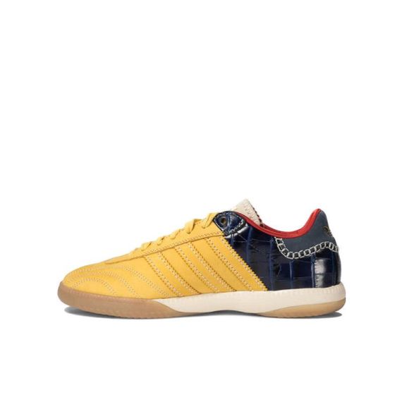adidas originals SAMBA MN Кроссовки для скейтбординга Низкие Золото/Морской синий Унисекс