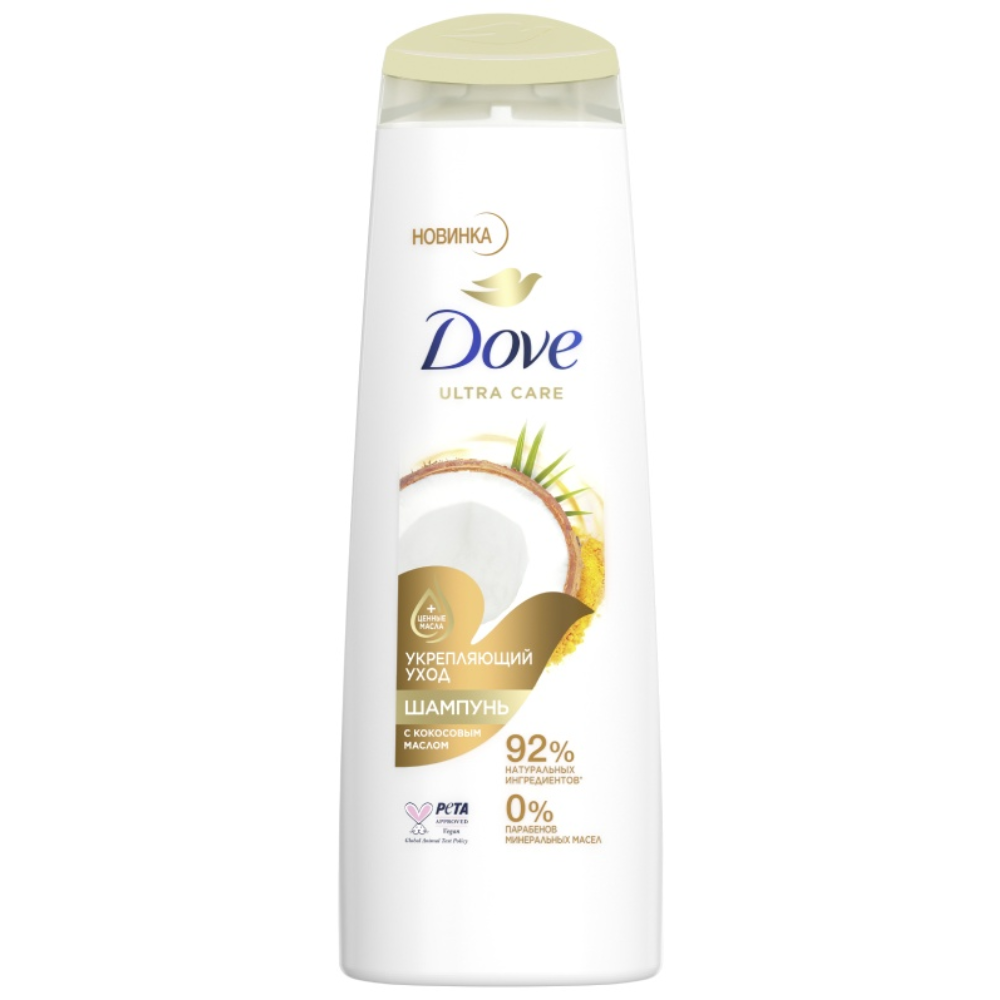 Шампунь Dove укрепляющий эффект с кокосовым маслом 400 мл