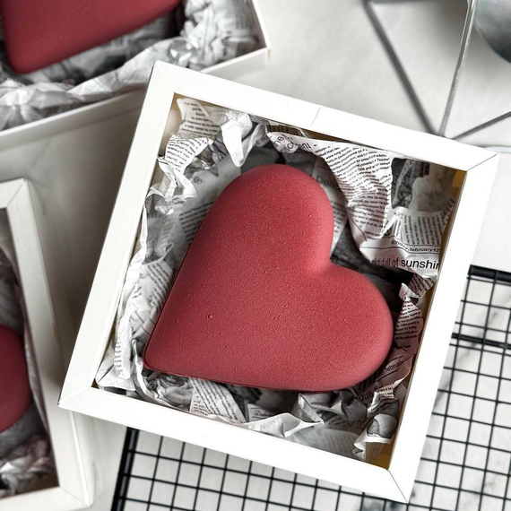 386 | Форма для шоколадных конфет &quot;Большое сердце&quot; (275*175 мм)