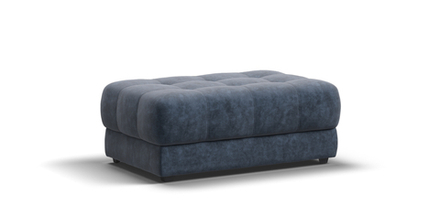 Босс пуф Велюр Роял синий