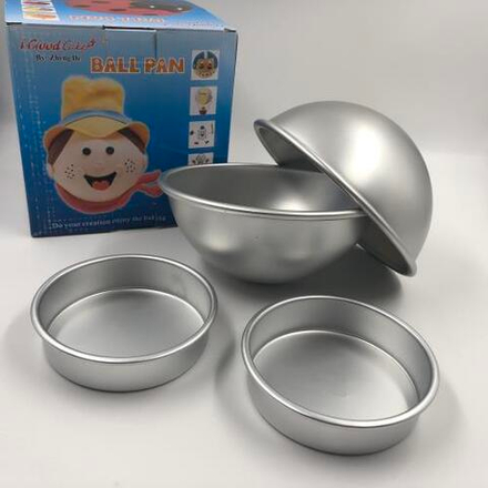 Набор полусфер 15 BALL PAN, 4 шт. алюминий (Китай)