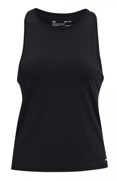 Женский топ теннисный Under Armour Women's Rush Energy Tank - black/white