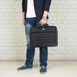 Сумка деловая BRAUBERG с отделением для ноутбука 15,6", "Patrol", противоударная, черная, 41х29х6 см, 240504