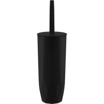 Комплект WC (ершик+подставка) Keeplex Light черный лотос