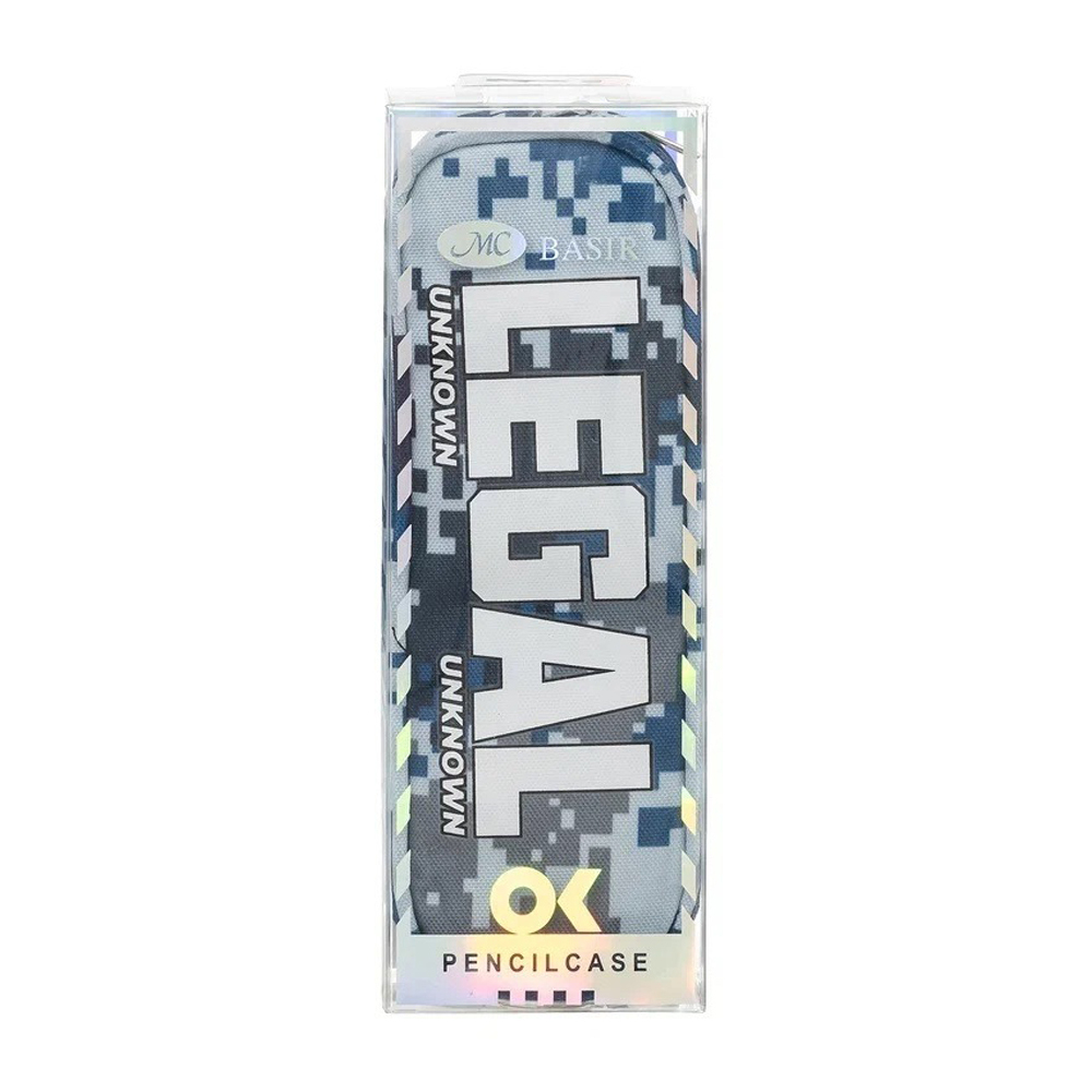 Пенал-косметичка Basir без наполнения, 21,5*7,5*5 см, серия "Милитари" ассорти