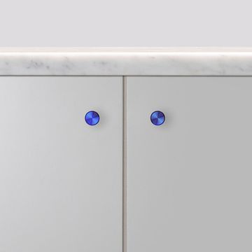 Ручка кнопка Buster + Punch Furniture Knob Linear Burnt Steel