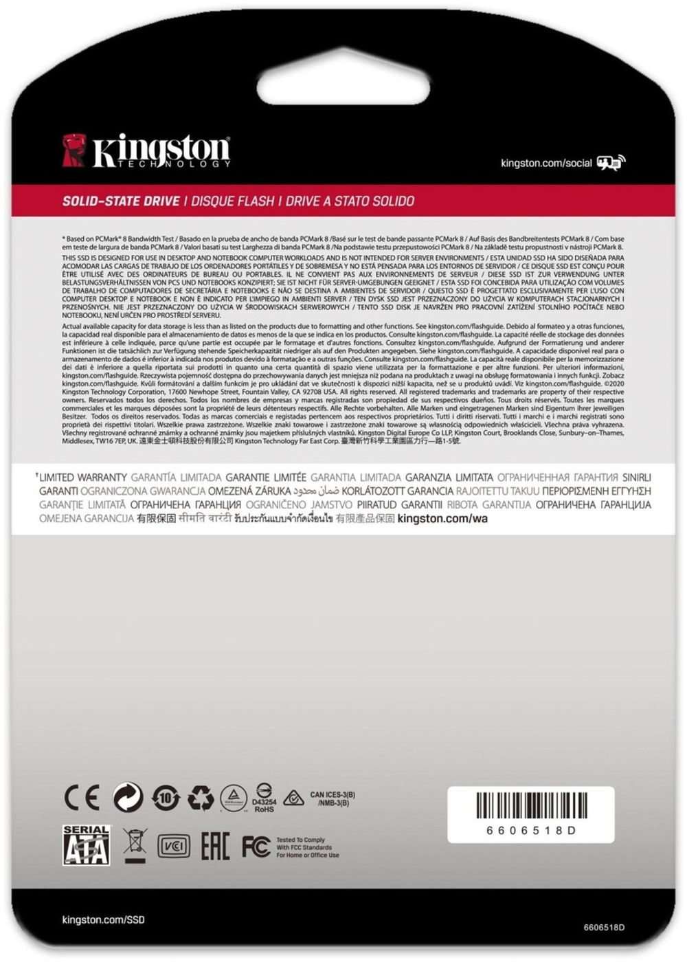 SSD Kingston SA400S37/480G 480 Гб