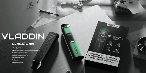 Vladdin Classic Pro POD kit - Space Grey